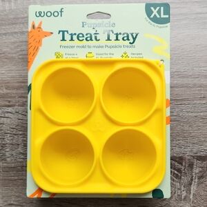Woof Yellow Treat Tray for Dogs